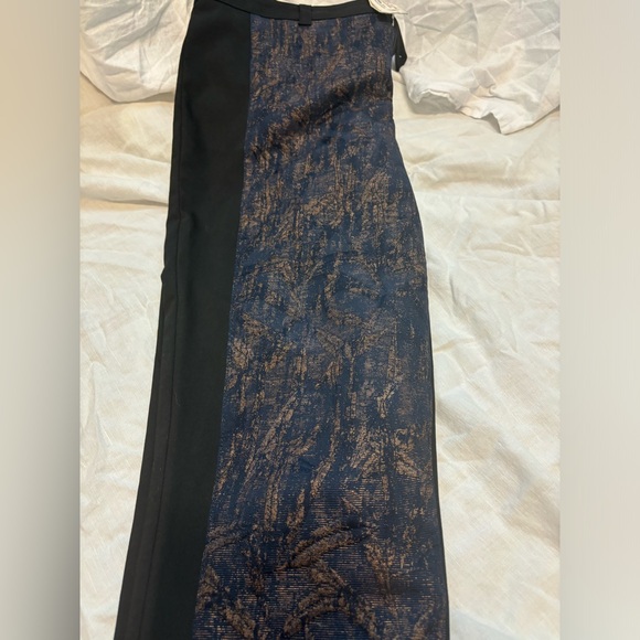 Cartonnier Brocade Crop Charlie pants size 10 metallic texture Anthropologie - Picture 9 of 9